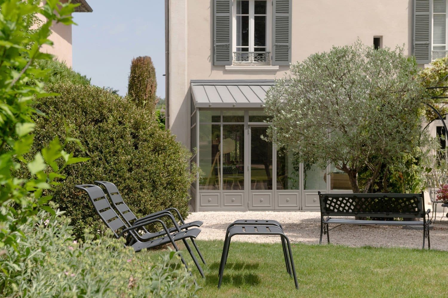 Extension véranda vue depuis le jardin